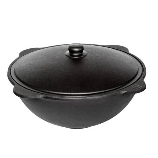 казан с крышкой