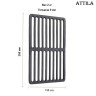 Решётка гриль чугунная ATTILA 358*200*9