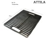 Двухсторонняя решетка-гриль чугунная прямоугольная ATTILA 370х280х09мм